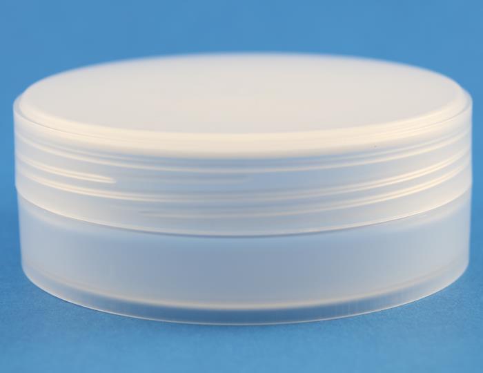 100ml Natural Low Profile Polypropylene Jar with 90mm Twist Off Neck